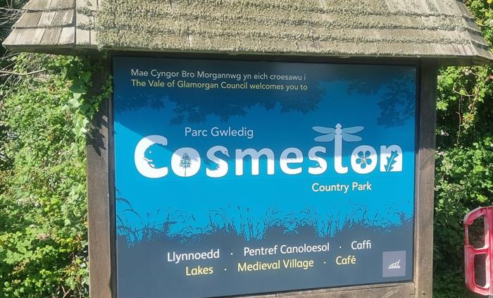Entrance to Cosmeston Country Park